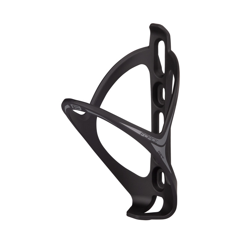 Держатель для велобутыля bottle cage FORCE LENS plastic, Matt Black