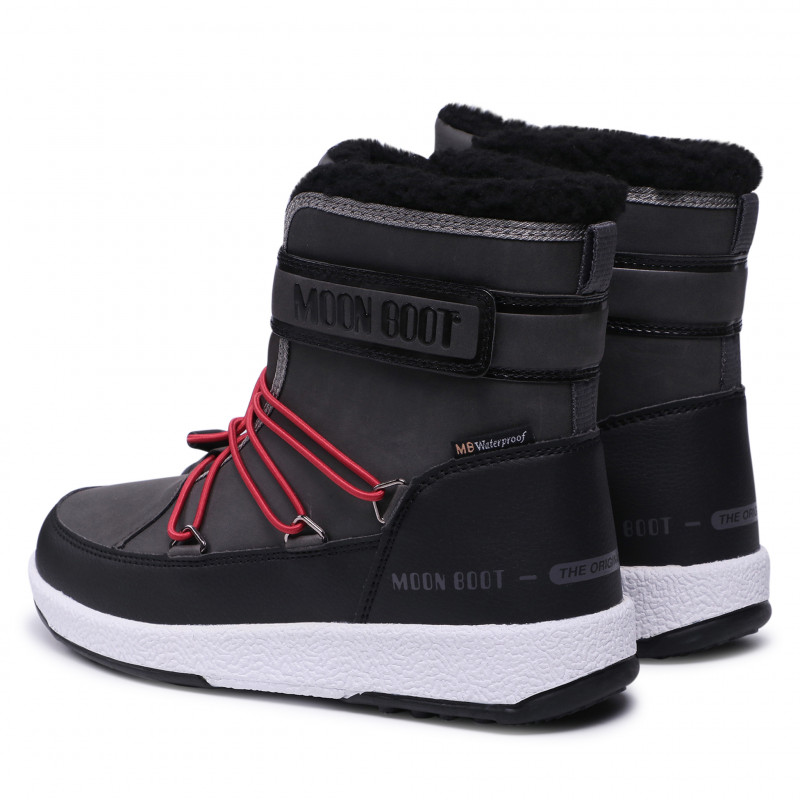 Сапоги детские MOON BOOT JR BOY BOOT WP BLACK/CASTELROCK