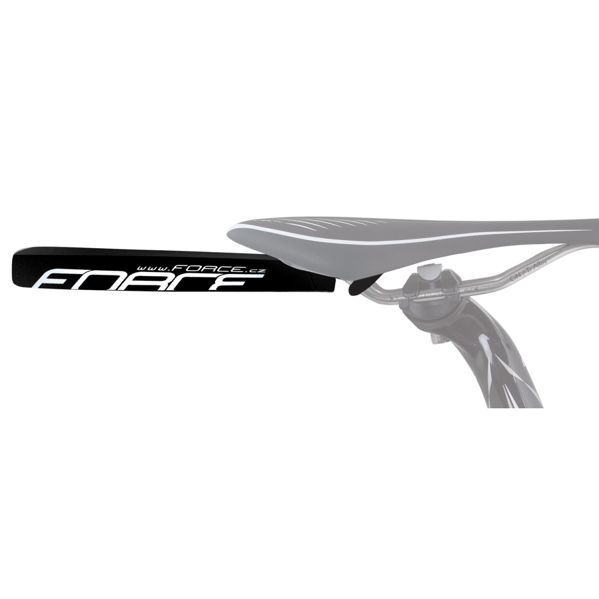 Крыло на раму заднее mundguard FORCE under saddle, Black