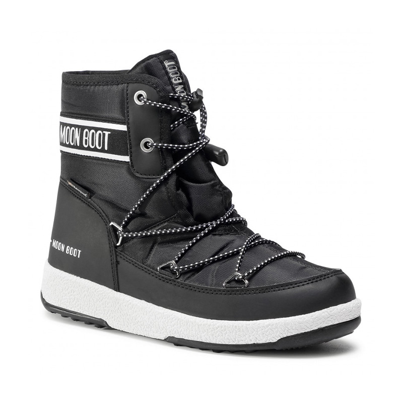 Сапоги детские MOON BOOT JR BOY MID WP 2 BLACK
