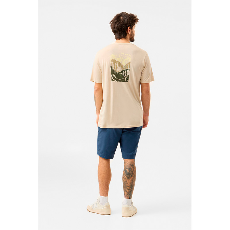 Футболка мужская FLOV MOCU M T-SHIRT White Bamboo