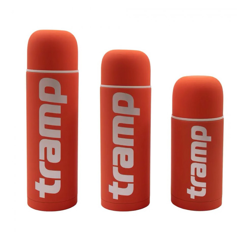 Термос TRAMP Soft Touch 1,0л Оранжевый