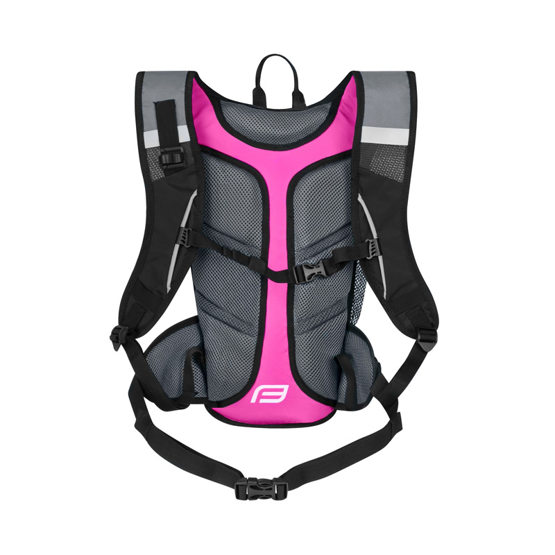 Рюкзак велосипедный backpack FORCE ARON ACE 10l, Pink-Grey