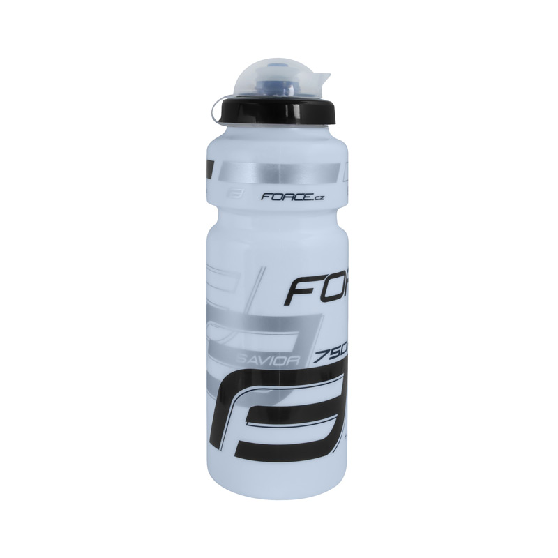 Велобутыль bottle FORCE SAVIOR ULTRA 0,75 l, White-Grey-Black