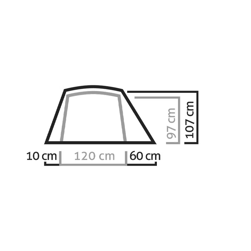 Палатка 2 местная Salewa MICRA II TENT Cactus/Grey