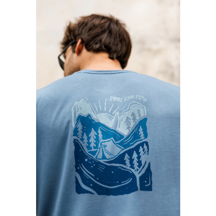 Футболка мужская FLOV TIMBERON M T-SHIRT Blue/Blue Bamboo