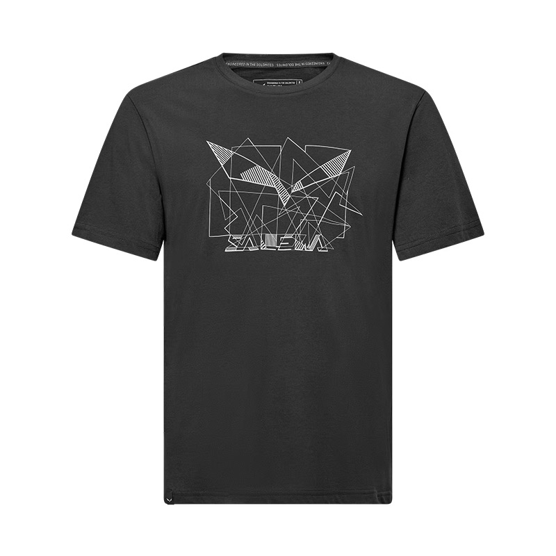 Футболка мужская Salewa EAGLE GEOMETRIC M T-SHIRT Black Out