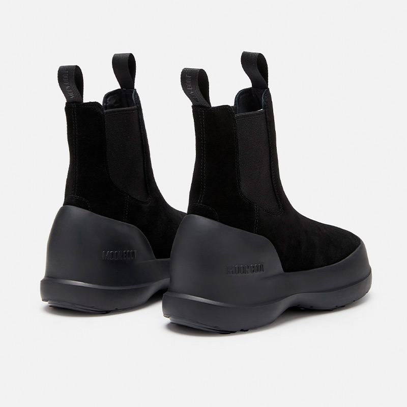 Челси женские MOON BOOT LUNA SUEDE BLACK