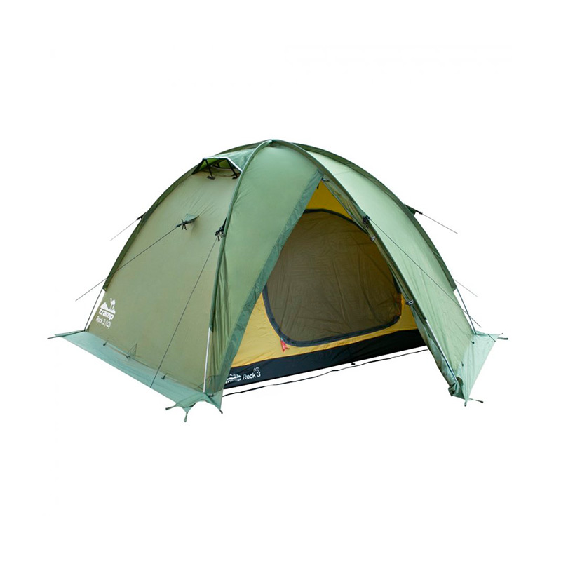 Палатка Tramp Rock 3 (V2) Зеленый