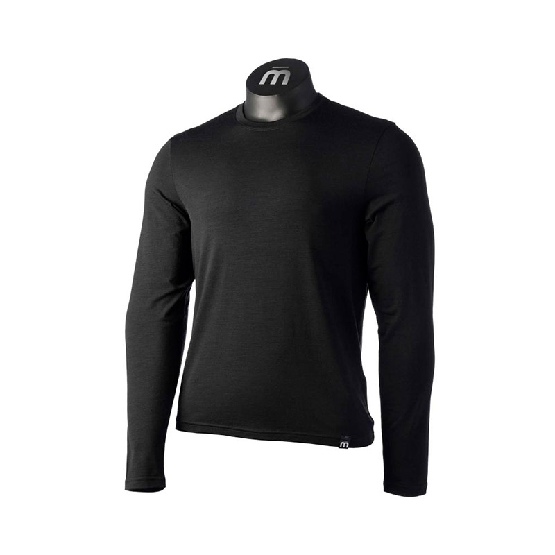 Термобелье мужское верх Mico MLS Round Neck Shirt SuperTermo Nero