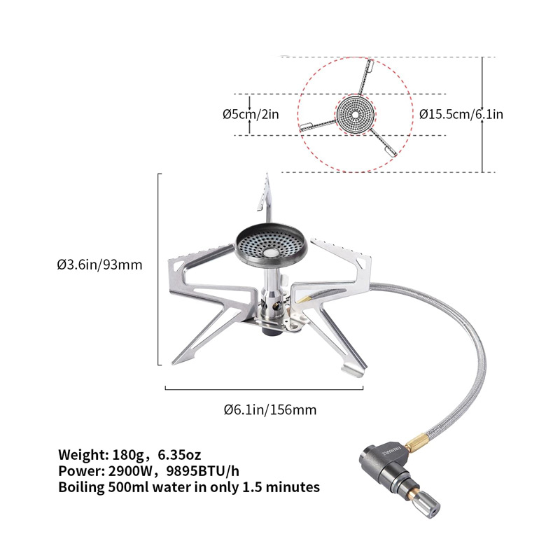 Горелка газовая FM Polaris 2500w 76g