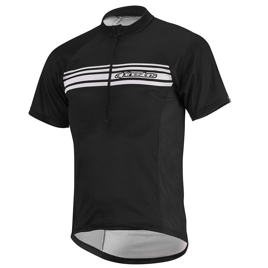 Футболка мужская LUNAR S/S JERSEY-12-BLACK WHITE
