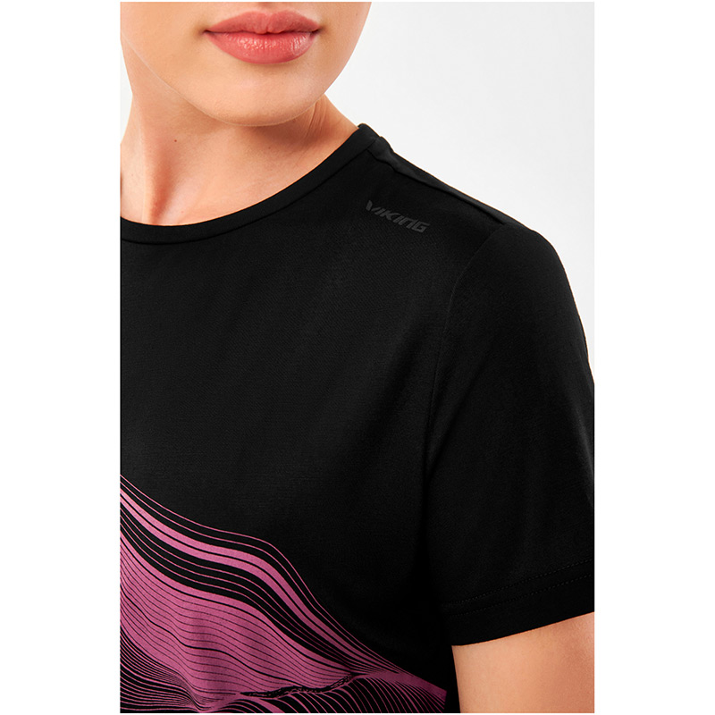 Футболка женская VIKING MORAIN W T-SHIRT Black Bamboo