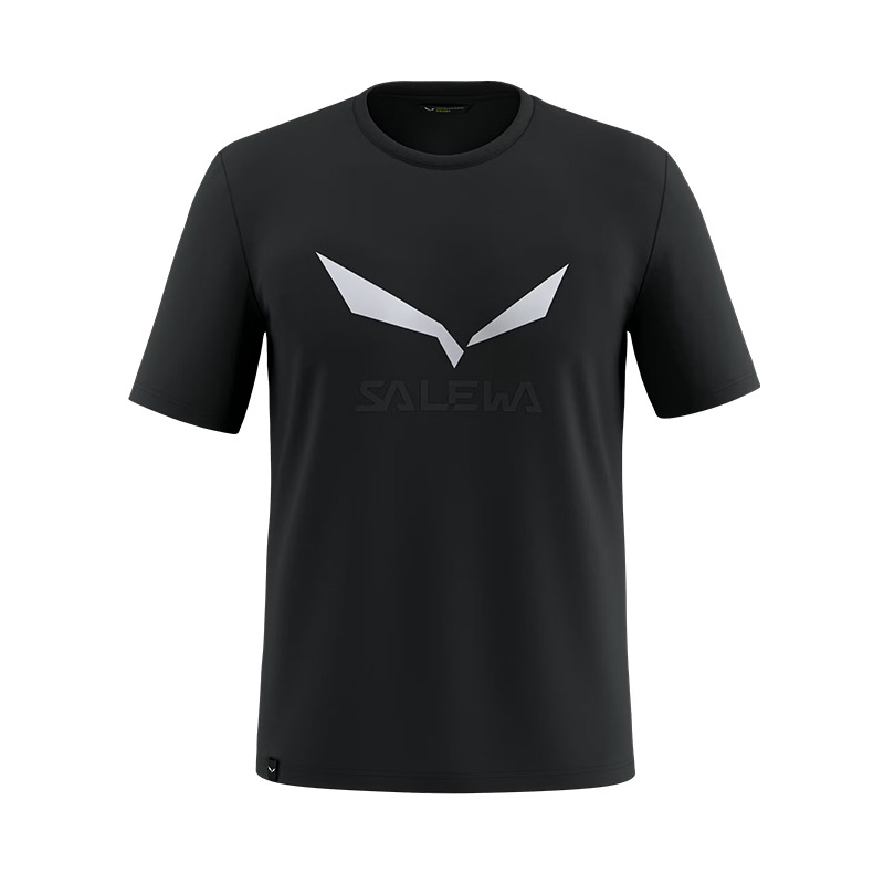 Футболка мужская Salewa SOLIDLOGO DRY M T-SHIRT Black Out