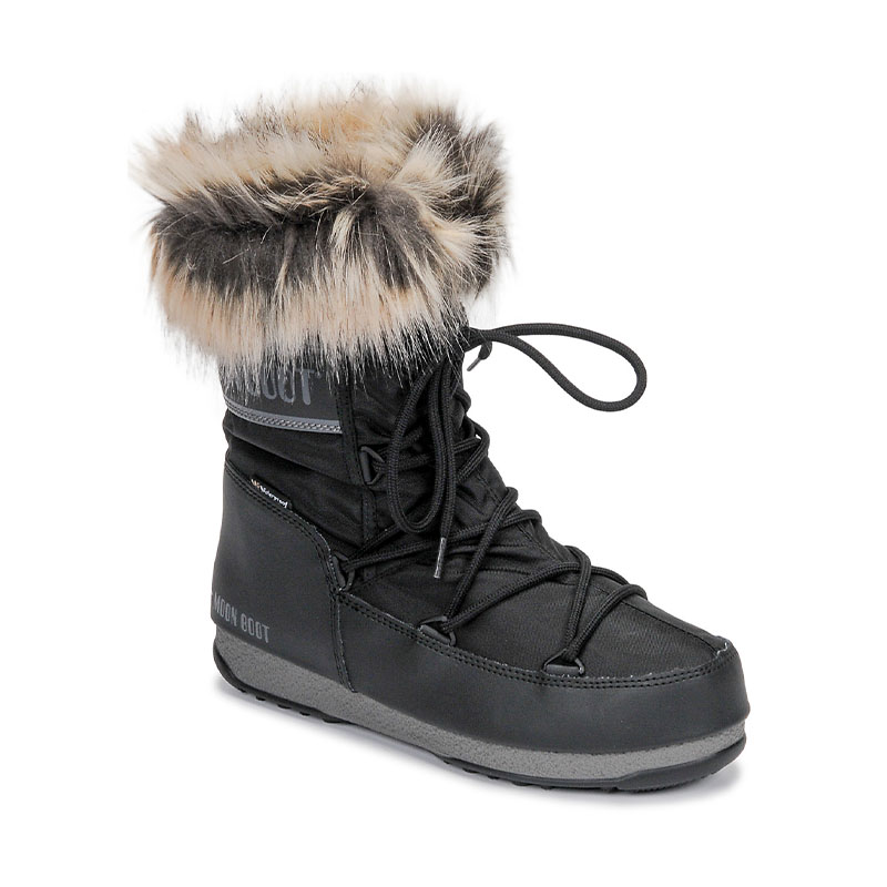 Сапоги женские MOON BOOT MONACO LOW WP 2 BLACK