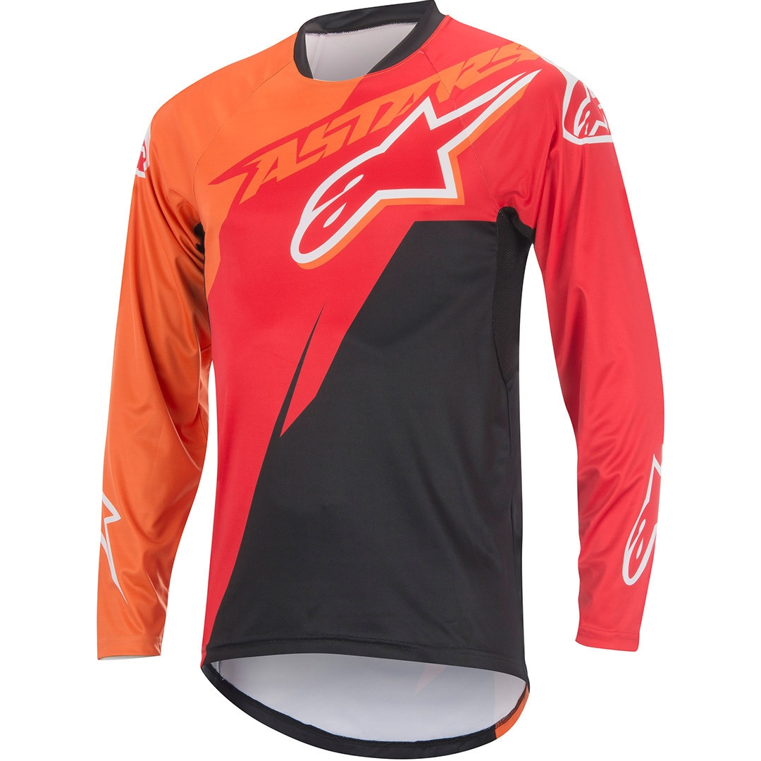 Футболка мужская SIGHT CONTENDER L/S JERSEY-355-RED BRIGHT ORANGE BLACK