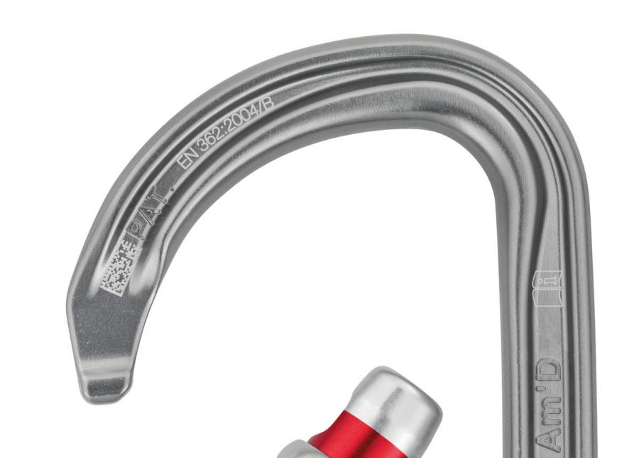 Карабин.муфт.PETZL AM'D SCREW LOCK Black