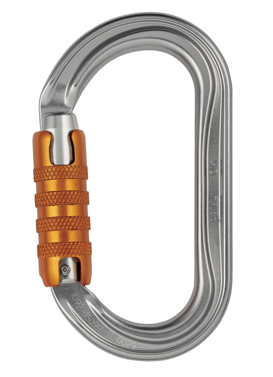 Карабин.муфт.PETZL OK TRIACT LOCK