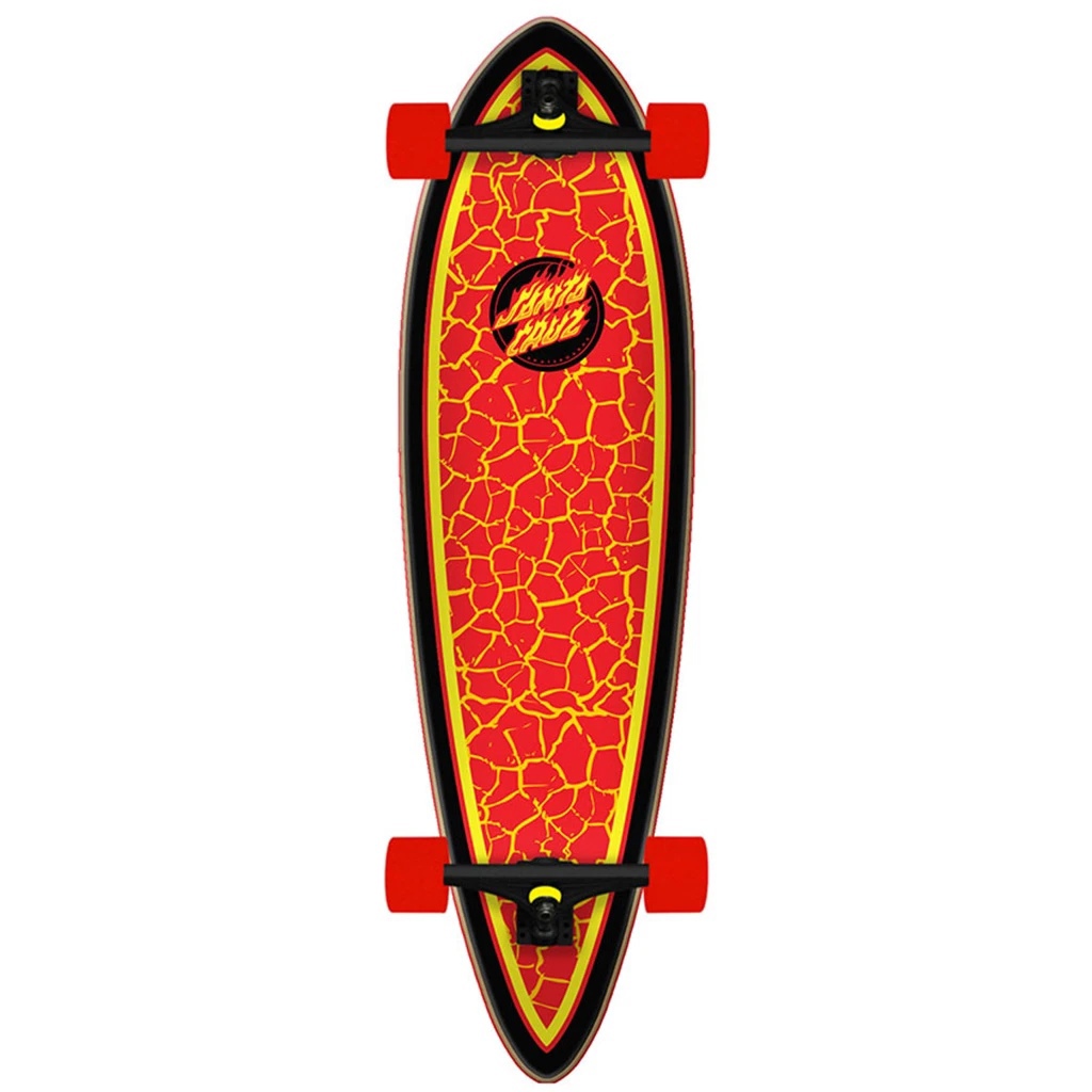 Скейт Flame Dot 9.2inx33in Cruzer Pintail Santa Cruz