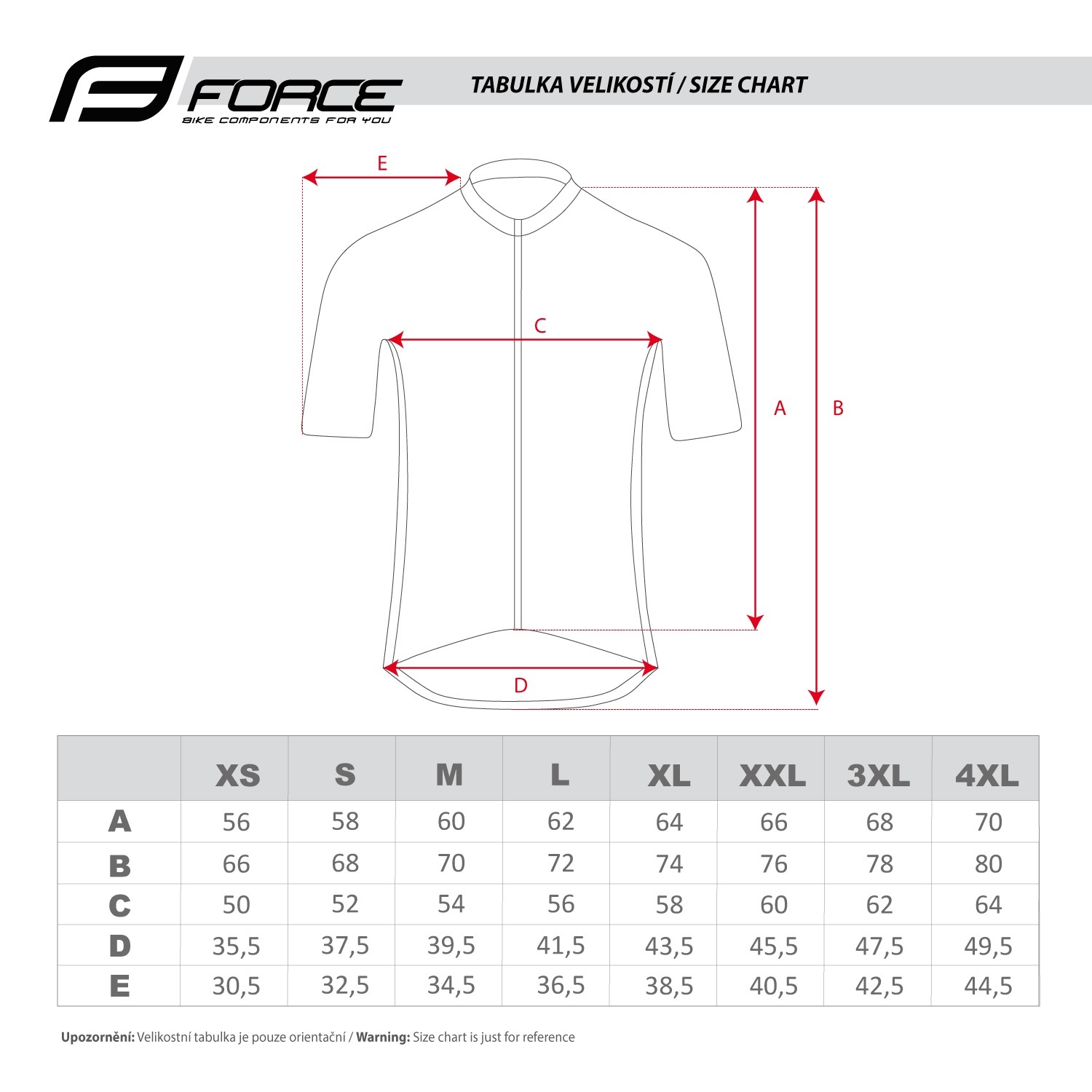 Футболка jersey FORCE SQUARE short sleeves  grey-red