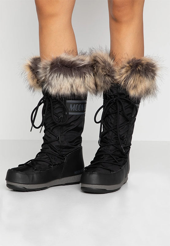 Сапоги женские MOON BOOT MONACO HIGH WP 2 BLACK