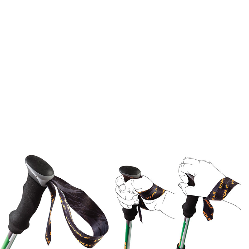 Палочки трекинговые Vipole CARBONTREK LONG DLX 208g CARB