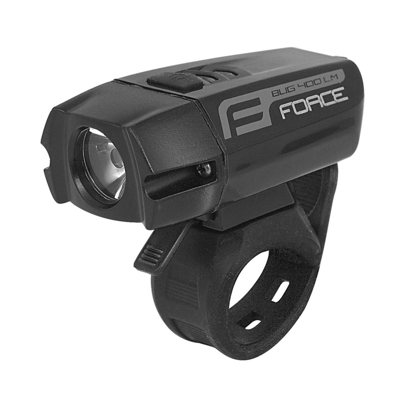 Фонарь передний light front FORCE BUG-400 USB Black