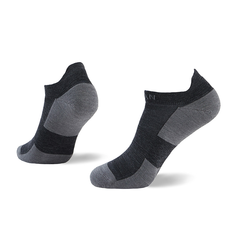 Носки Light weight No-show running socks Black/Dark Gray