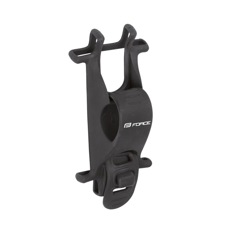 Держатель для телефона holder FORCE for on handlebars Silicone Black