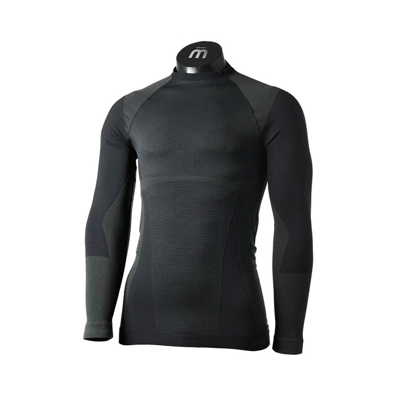 Термобелье мужское верх Mico MLS Round Neck Shirt Warm Control Nero