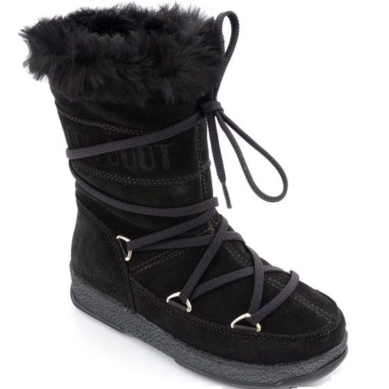 Сапоги детские MOON BOOT W.E. BUTTER MID JR BLACK