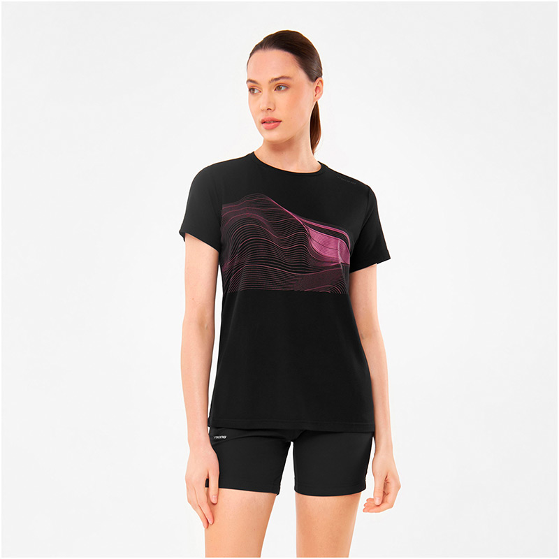 Футболка женская VIKING MORAIN W T-SHIRT Black Bamboo