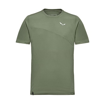 Футболка мужская Salewa PUEZ SPORTY DRY M T-SHIRT Faded Green