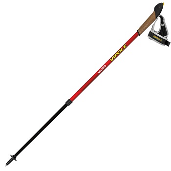 Палочки для скандинавской ходьбы Vipole VARIO RED DLX 446g ALU