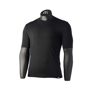 Футболка мужская Mico MHS Round Neck Shirt Warm Merino moss Green