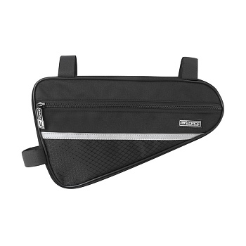 Сумка на раму bag frame FORCE LONG STRONG reinforced Black