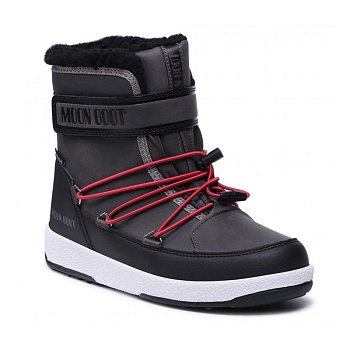Сапоги детские MOON BOOT JR BOY BOOT WP BLACK/CASTELROCK