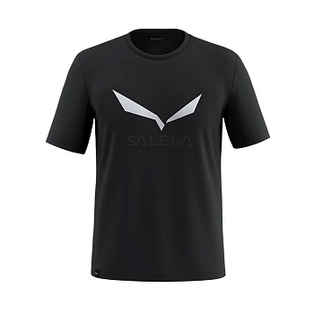 Футболка мужская Salewa SOLIDLOGO DRY M T-SHIRT Black Out