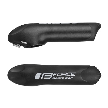 Рога на руль bar ends FORCE ZAP 10,7cm Matt Black