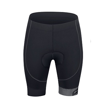 Шорты shorts FORCE B21 EASY to waist with pad black